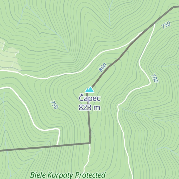 Map of Čapec