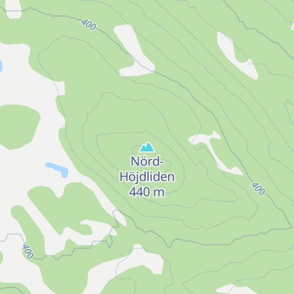 Map of Nörd-Höjdliden