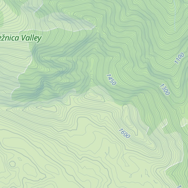 Map of Ošljar