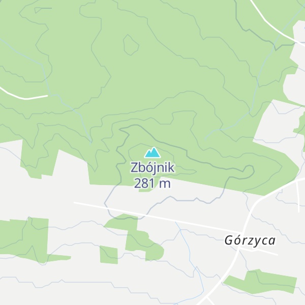 Map of Zbójnik