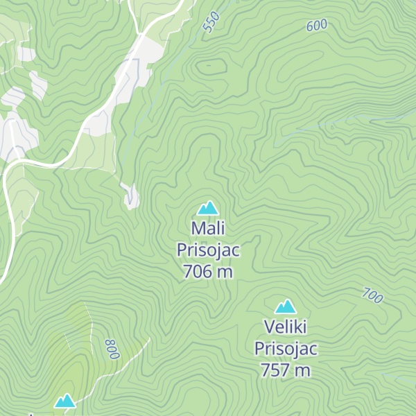 Map of Mali Prisoјac