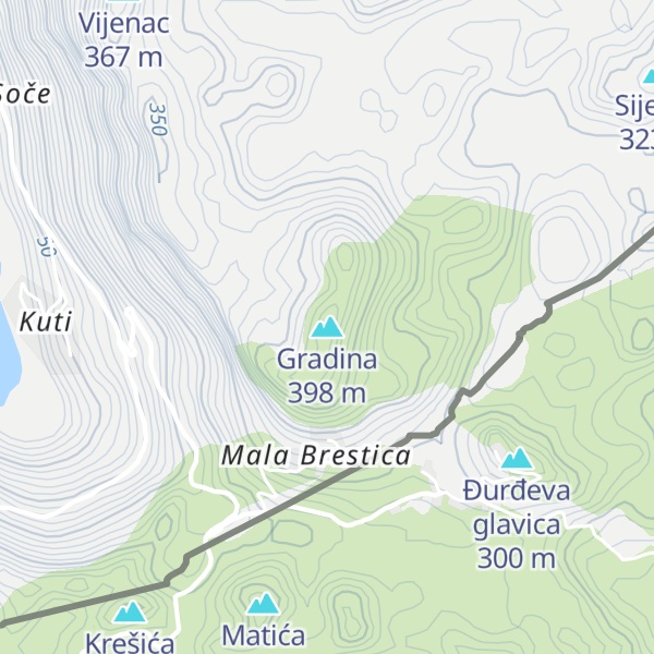 Map of Gradina