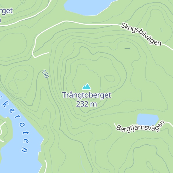 Map of Trångtoberget