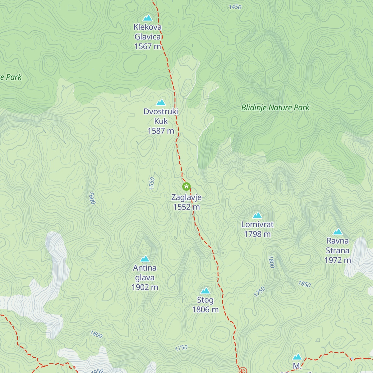 Zaglavje map