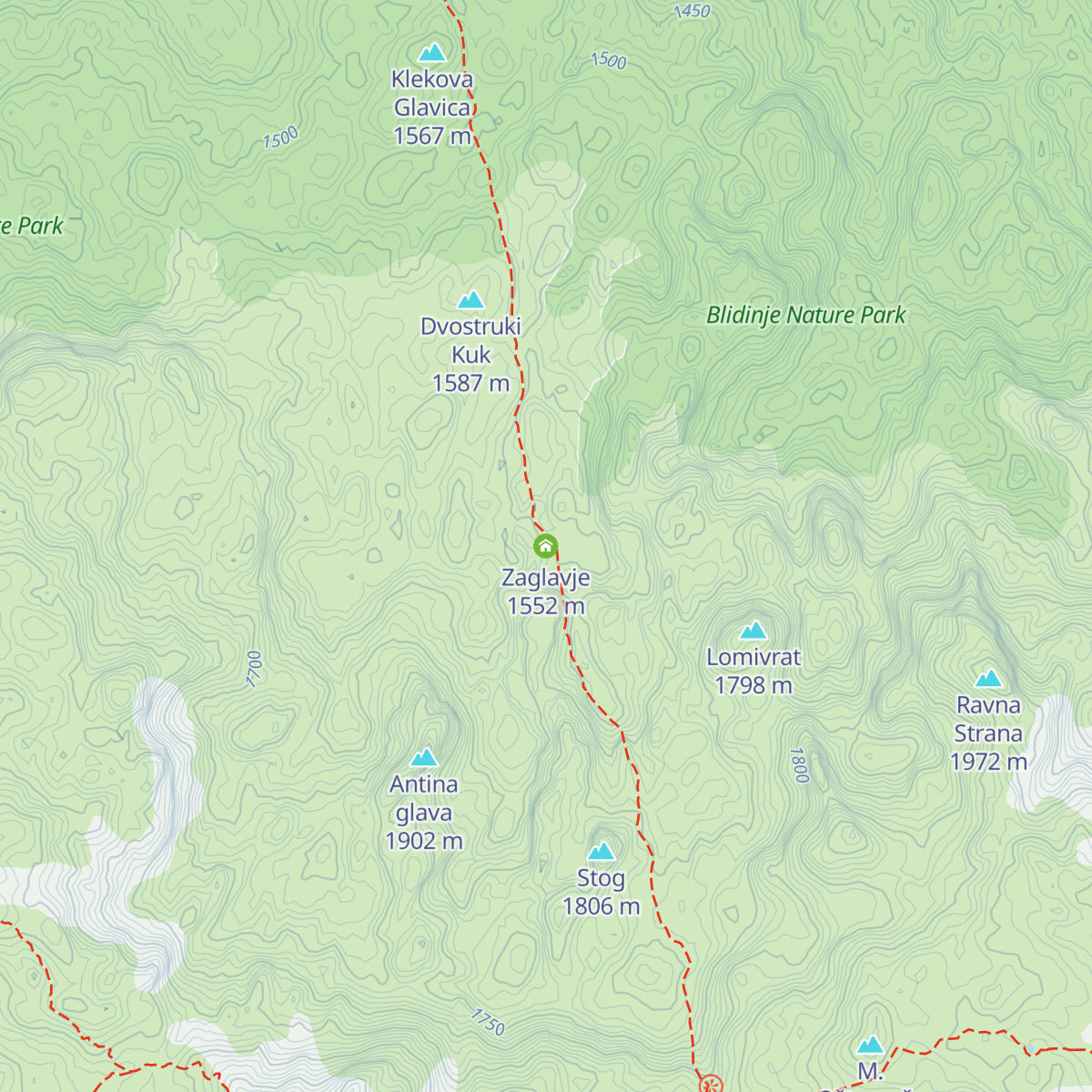 Zaglavje map