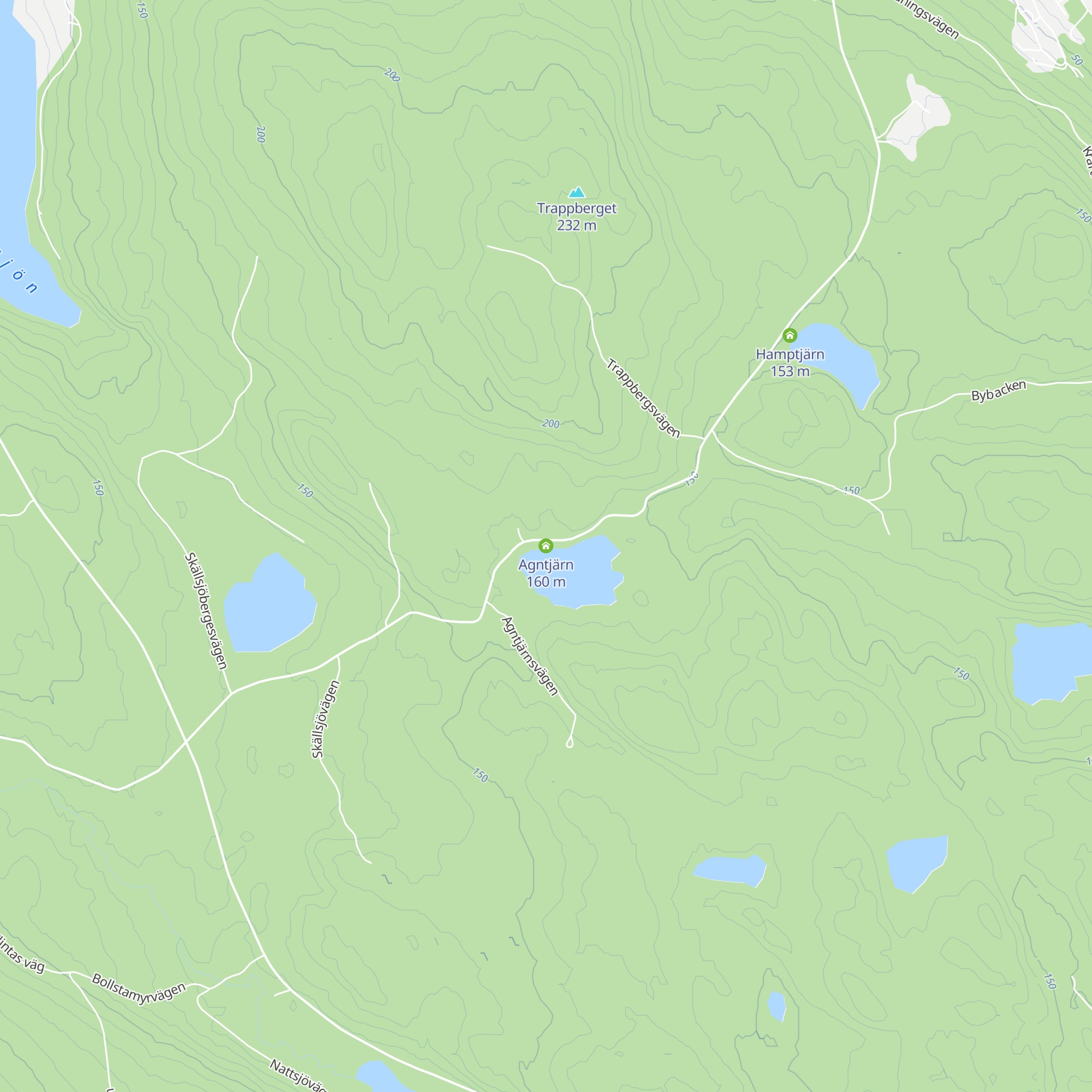 Agntjärn map