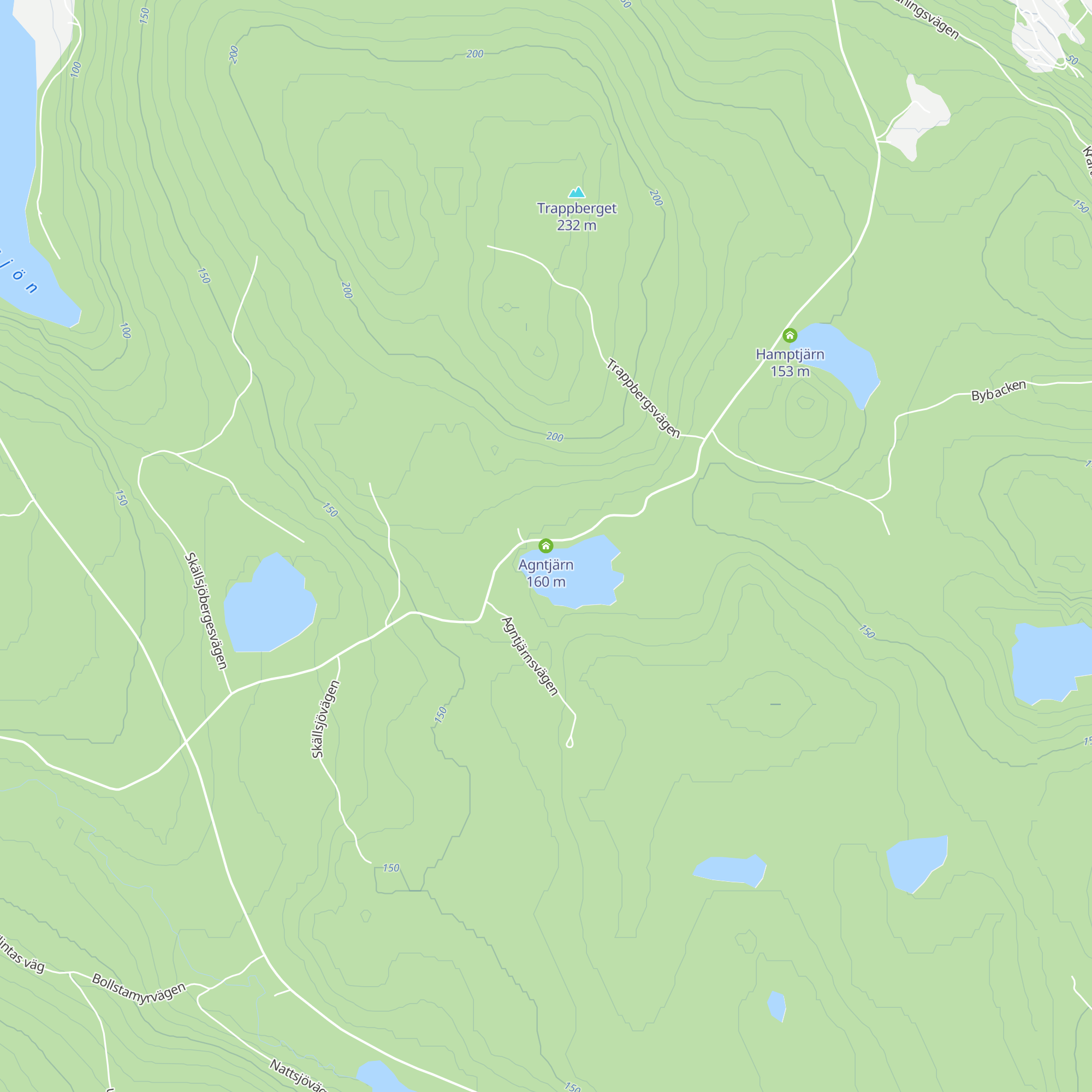 Agntjärn map