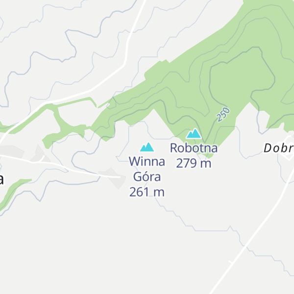 Map of Winna Góra