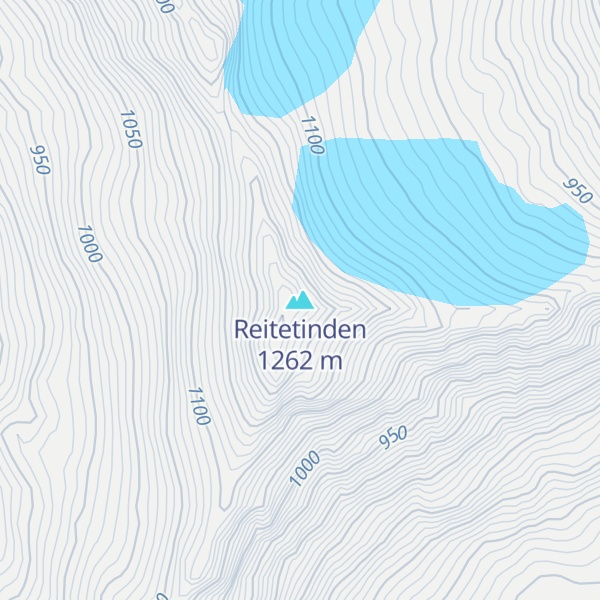Map of Reitetinden