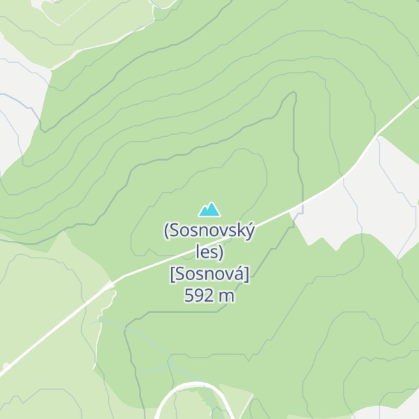 Map of (Sosnovský les) [Sosnová]