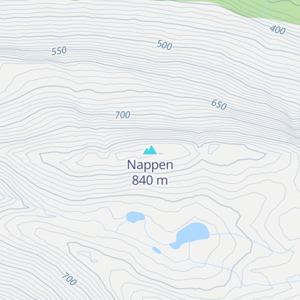 Map of Nappen