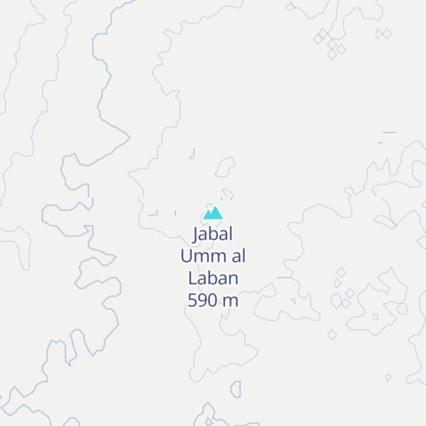 Map of Jabal Umm al Laban