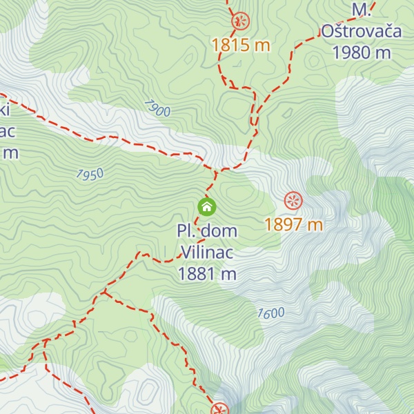 Map of Pl. dom Vilinac