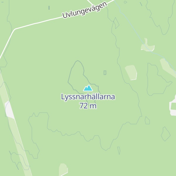 Map of Lyssnarhällarna