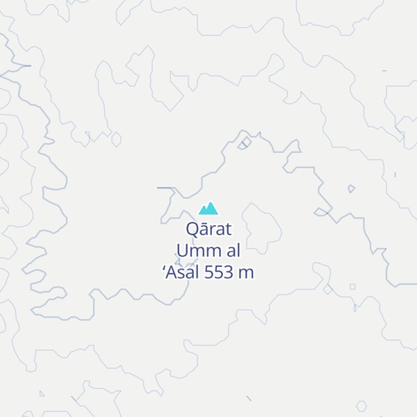 Map of Qārat Umm al ‘Asal