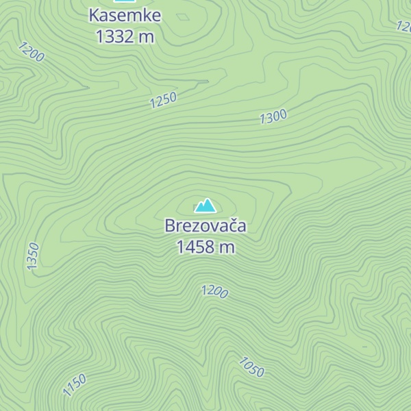 Map of Brezovača
