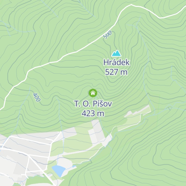 Map of T. O. Píšov