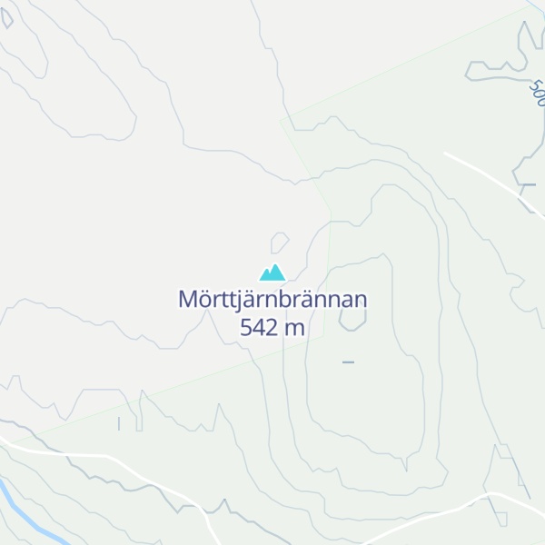 Map of Mörttjärnbrännan