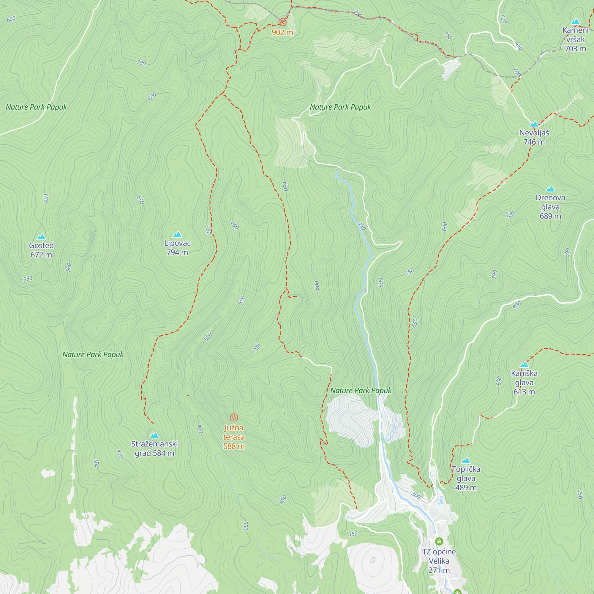 Planinarsko sklonište Mališćak map