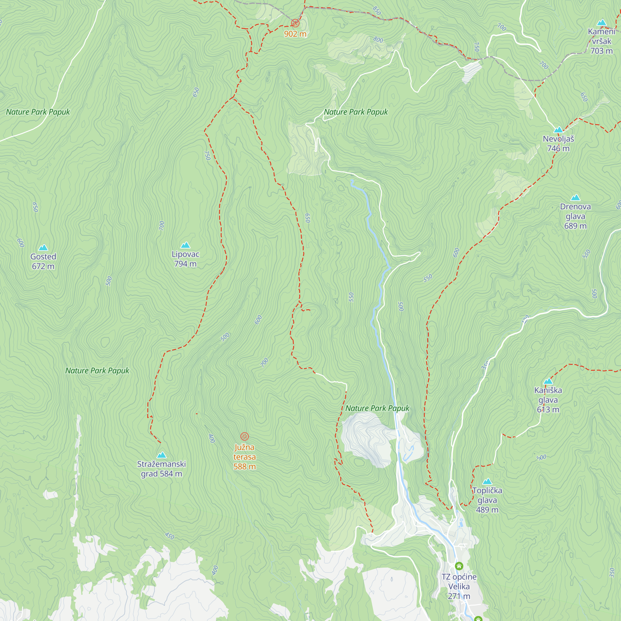 Planinarsko sklonište Mališćak map