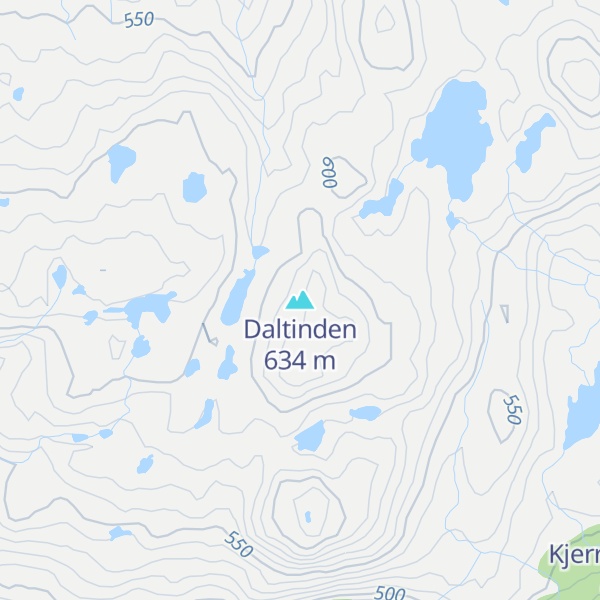 Map of Daltinden