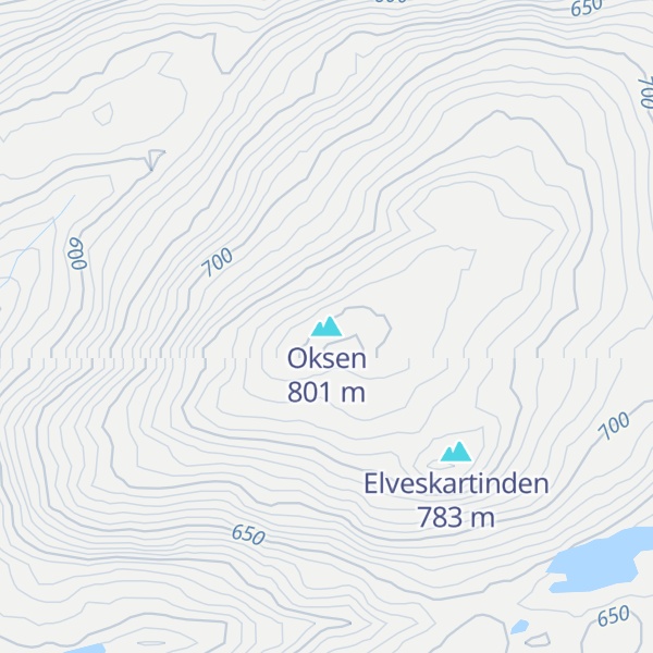Map of Oksen