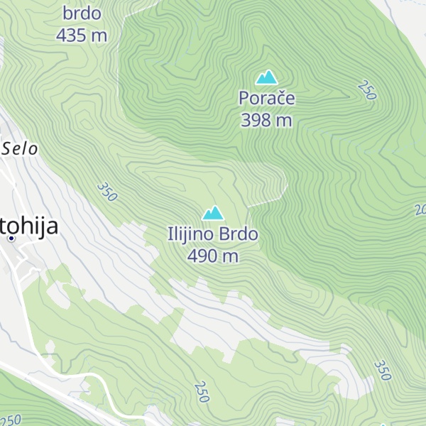 Map of Ilijino Brdo
