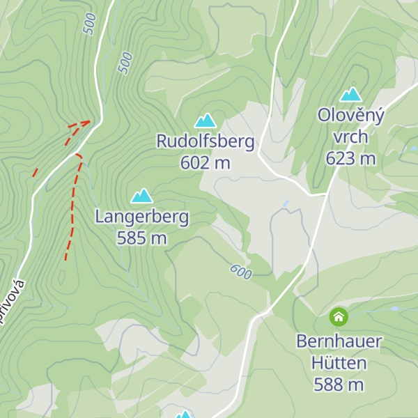 Map of Dreihütten