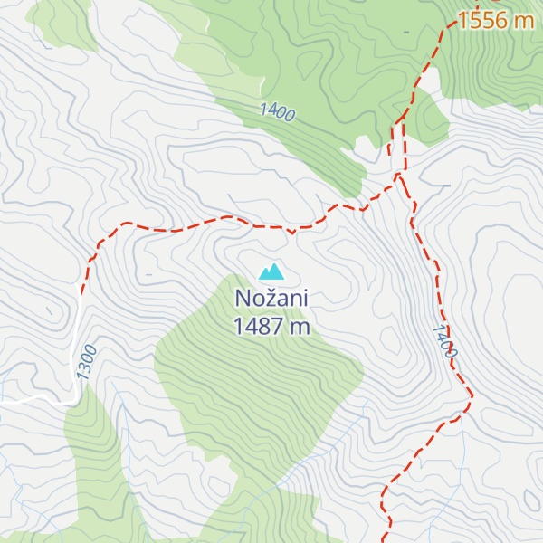 Map of Nožani