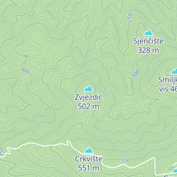 Map of Zvjezdić