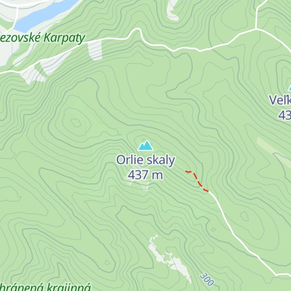 Map of Orlie skaly