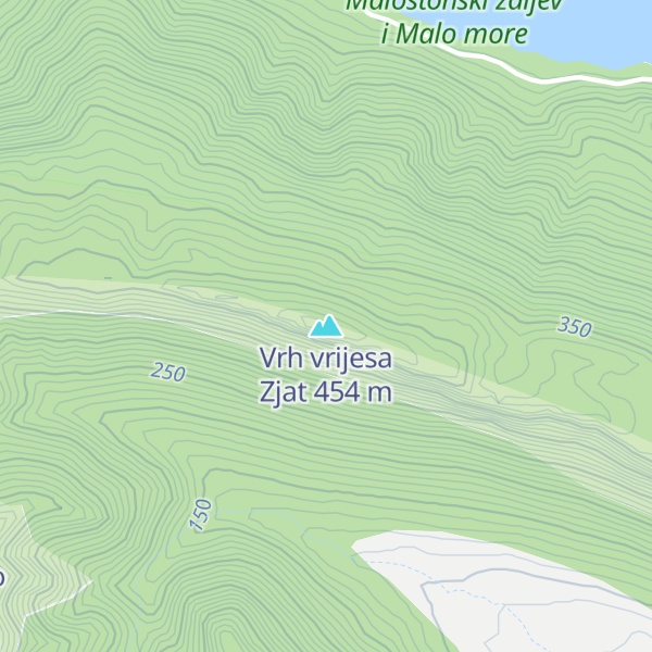 Map of Vrh vrijesa Zjat