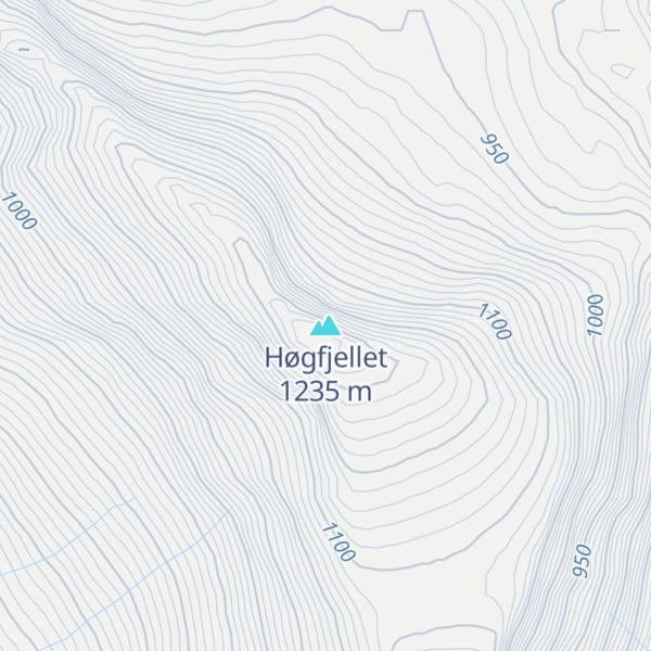 Map of Høgfjellet