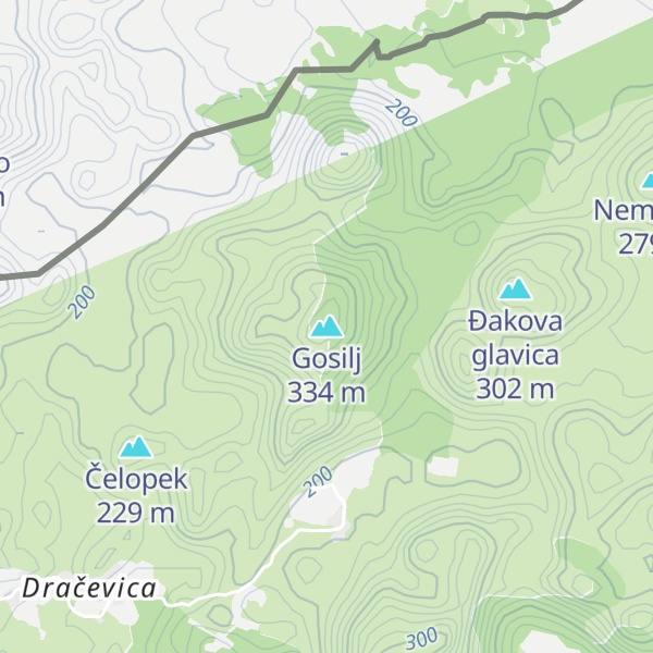 Map of Gosilj