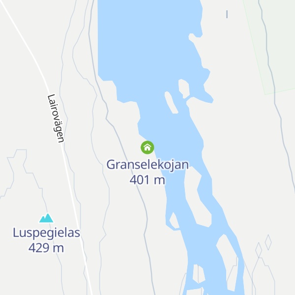 Map of Granselekojan