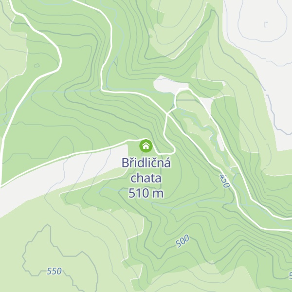 Map of Břidličná chata