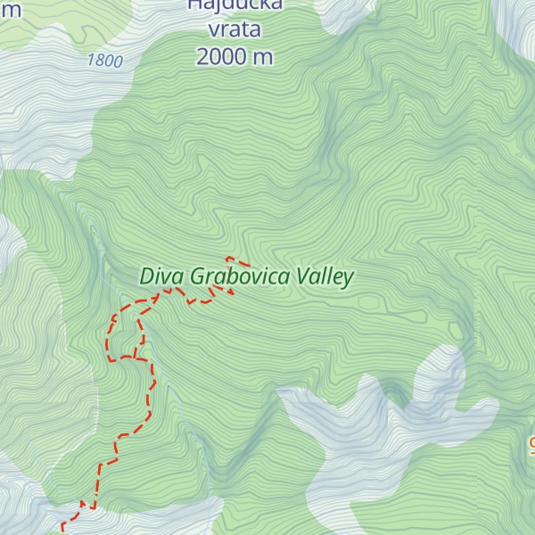 Map of Bivak Tise
