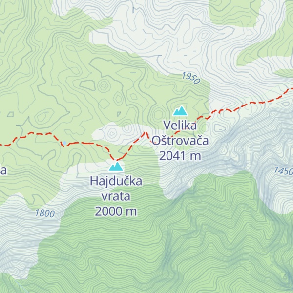 Map of Drinača / Trinjača