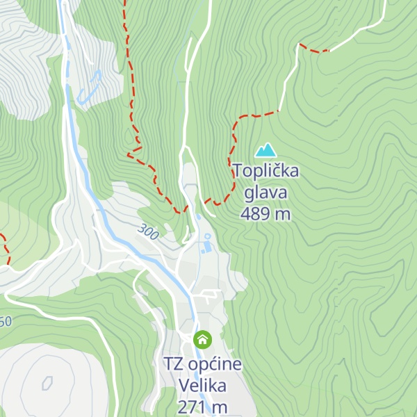 Map of Planinarska kuća Lapjak