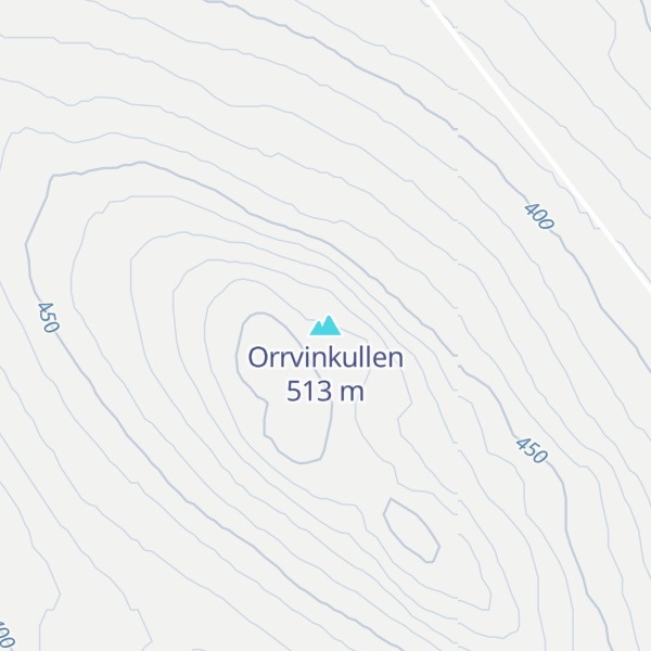 Map of Orrvinkullen