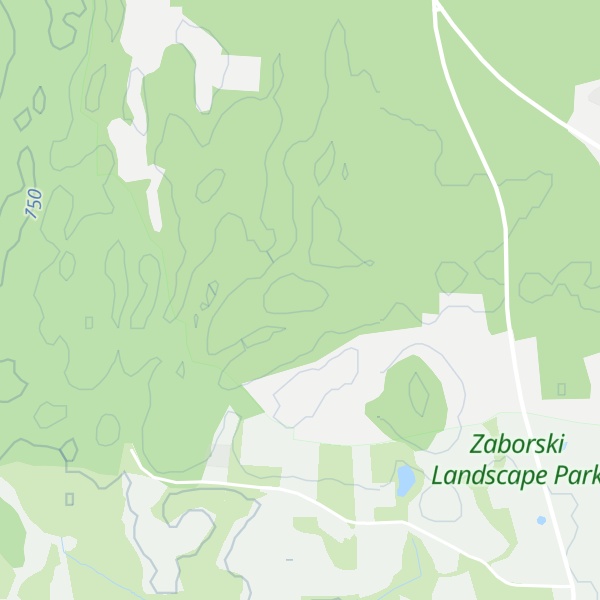 Map of Czarna Góra