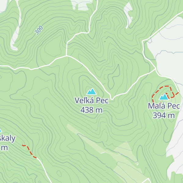 Map of Veľká Pec