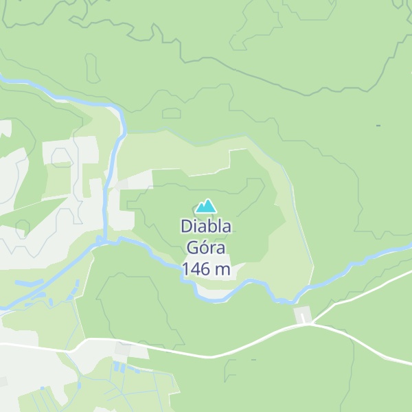 Map of Diabla Góra