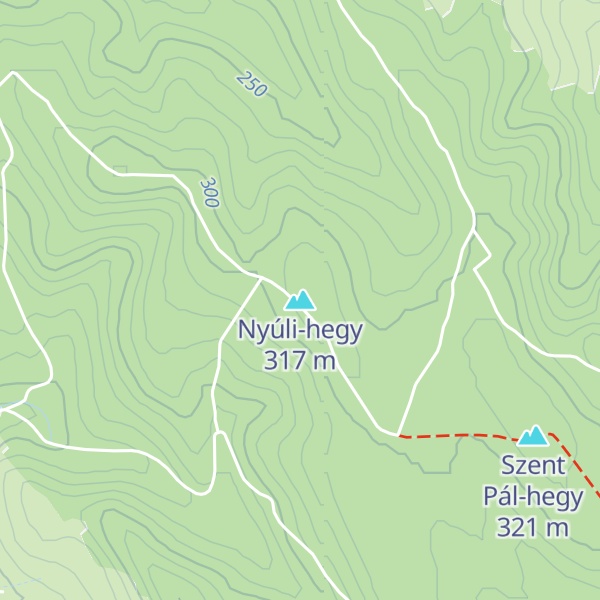 Map of Nyúli-hegy