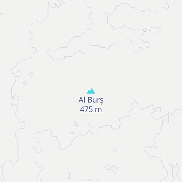 Map of Al Burş