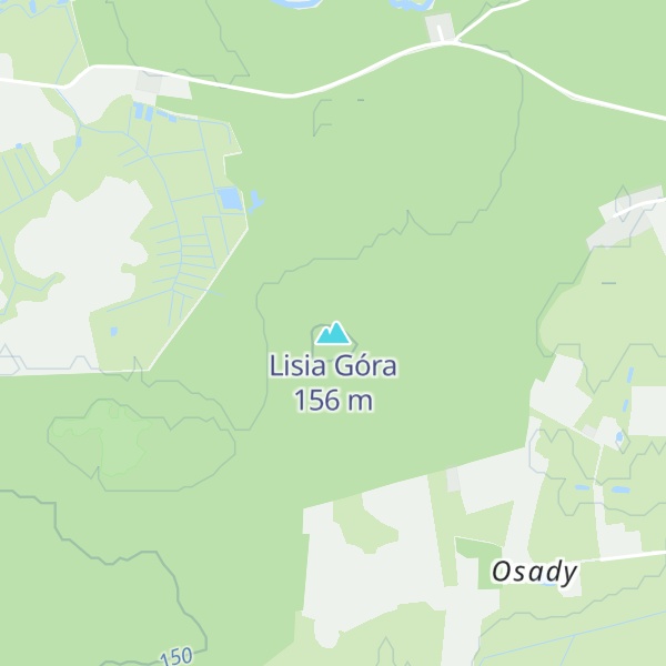 Map of Lisia Góra