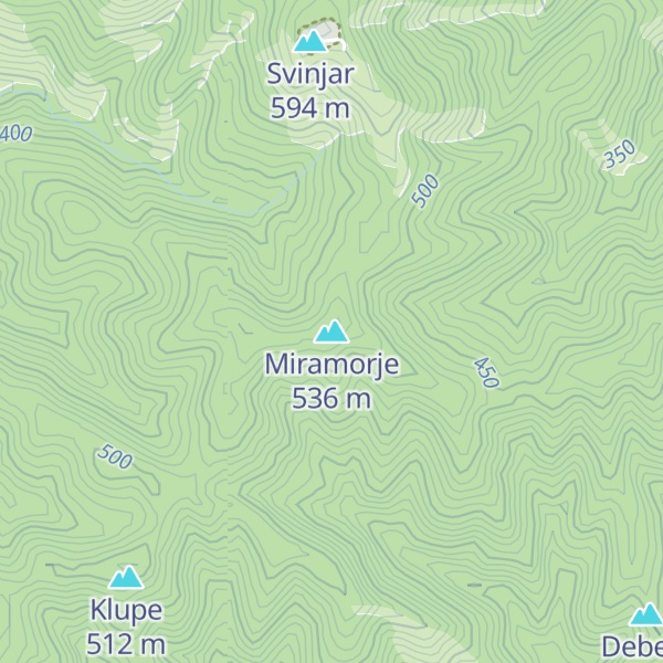 Map of Miramorje