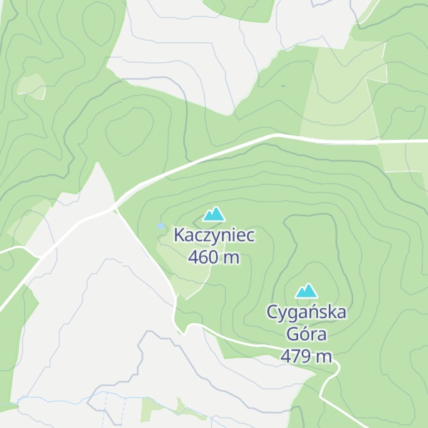 Map of Kaczyniec