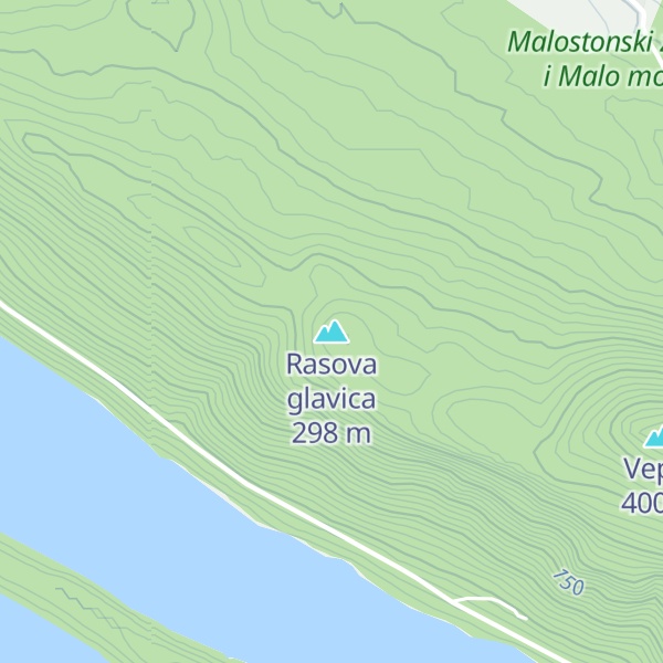 Map of Rasova glavica
