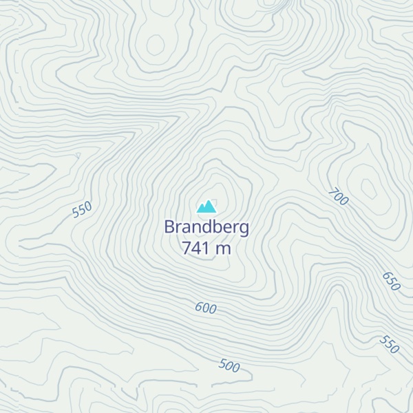 Map of Brandberg